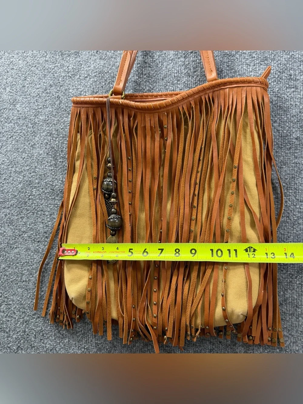 Charming Charlie•Ryder Studded Fringe Shoulder Bag Western Festival